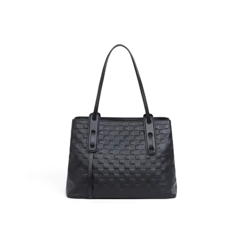 Younger Song Сумка через плечо из коровьей кожи стандартная женская черная