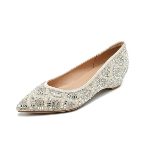 YAFEI XUANYU Без подкладки Обувь 4,5CM Женская Абрикос