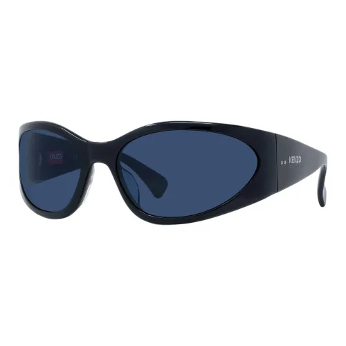 KENZO Пластина Кошачий глаз Солнцезащитные очки Унисекс Черный