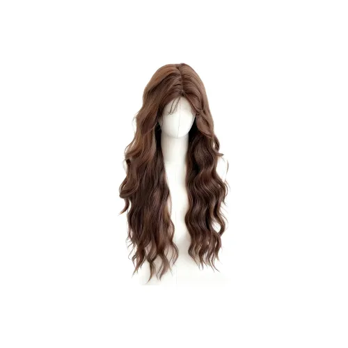 FYOSEE [Caramel Warm Brown] Full Голова Покрытие Длинные Волосы Перука Для Женщин Осенний и Зимний Lazy Шерстяной Завиток Длинные Естественные