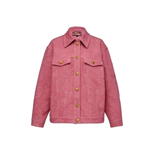 Laurence Chico Denim Jacket Unisex Pink