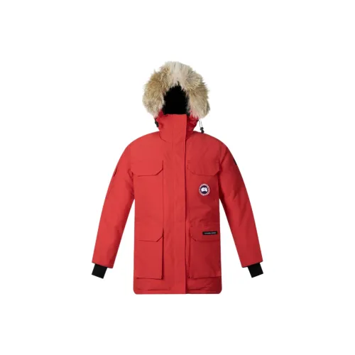 Canada Goose Expedition Series Пуховик PARKA Пальто Европейская версия Зимний Женские Красный