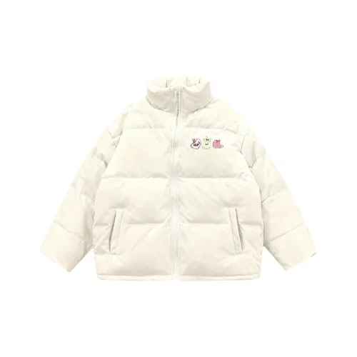 IUNOP Белый Женский Пуховик