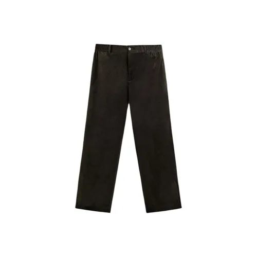 ZARA Коричневый Мужской Повседневный Брюки