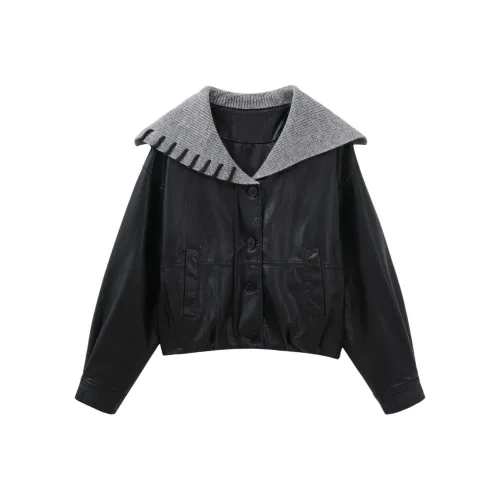 Another Alley кожаная куртка женская