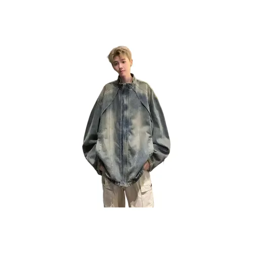 THE AIER Синий Унисекс Джинсовые куртки