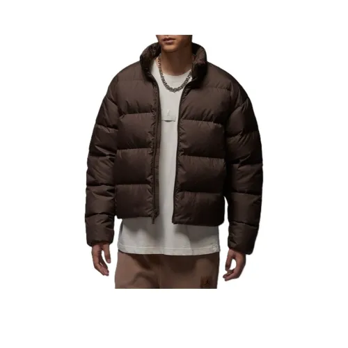 JORDAN Барочный Коричневый Черный Мужской Пуховик