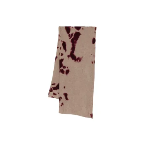 Suzusan Кашемир Вязаные Шарфы Женские Темно-фиолетовый Светло-Кофейный