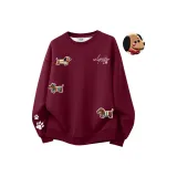 Бордовый Высококачественный Хлопок