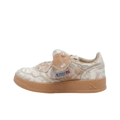 AUTRY Низкий топ Повседневная обувь Женская серебряная Коричневый