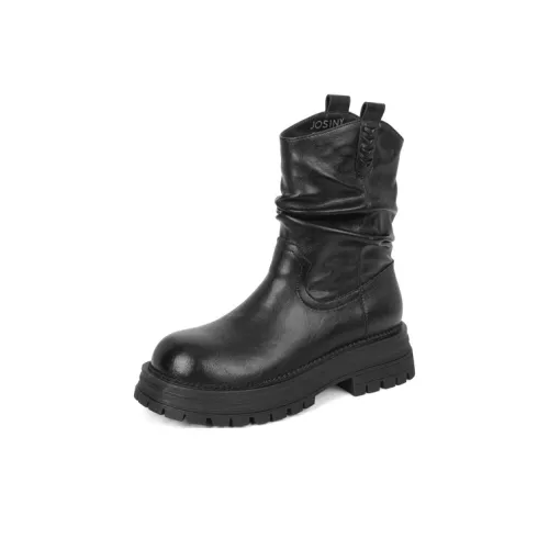 JOSINY Wasteland British Style Booties Women's