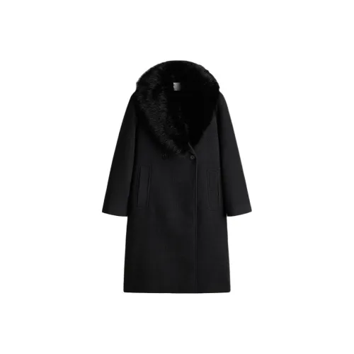 H M Черное Женское Пальто