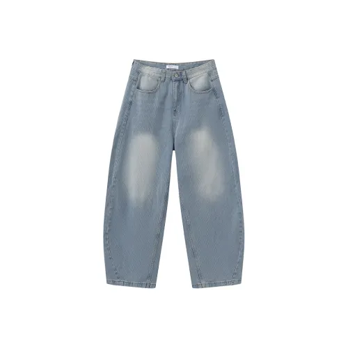 Warrior 1927 Светло-Синие Унисекс Джинсы