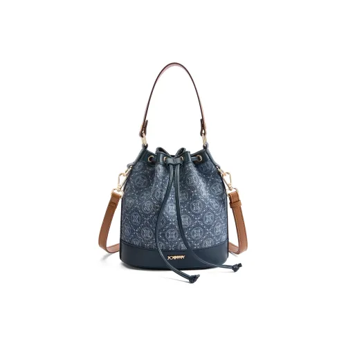 JOSINY Ткань Синтетическая кожа ведрообразная сумка стандартная женская синяя