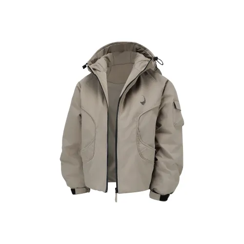 DOH STORE Армейский зеленый унисекс пуховики