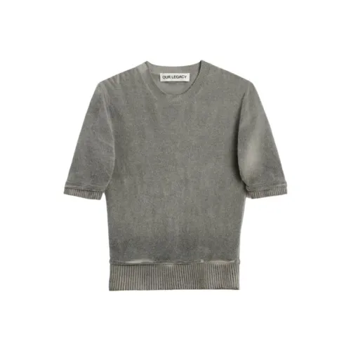 OUR LEGACY Серые Женские T-Рубашки