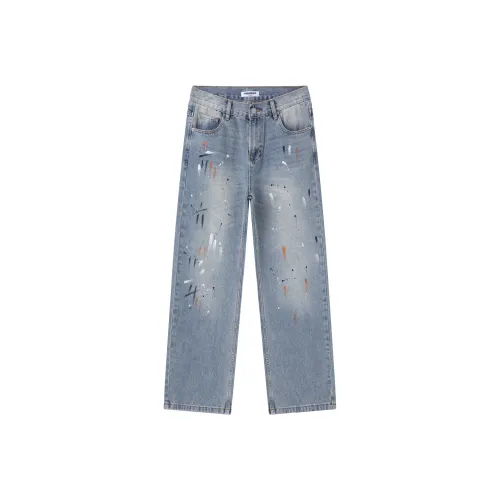 CHOCOOLATE XPB04820 Серый Синий Унисекс Джинсы