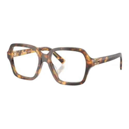 MIU MIU Ацетат Квадратные Очки с Диоптриями Женские Черепаховый