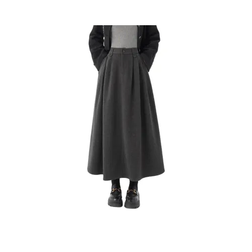 LANGQING Повседневный Длинный Юбка Женские