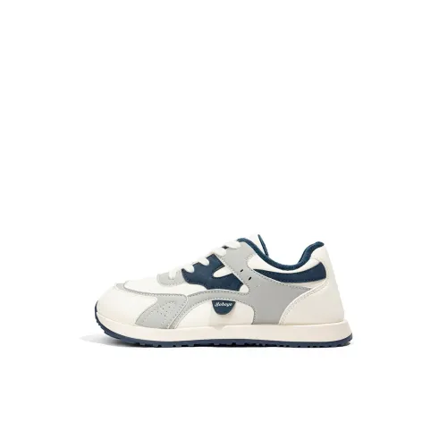 Babaya Легкий Амортизирующий Slip-Resistant Детские Лайфстайл Обувь Бежевый Синий Унисекс