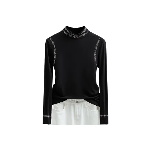 Cypress House Черные Женские T-рубашки