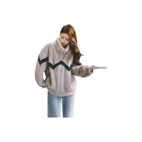 IWZI Серый Женский Пальто