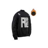 Чёрный хлопковый пуховик [утеплённый]