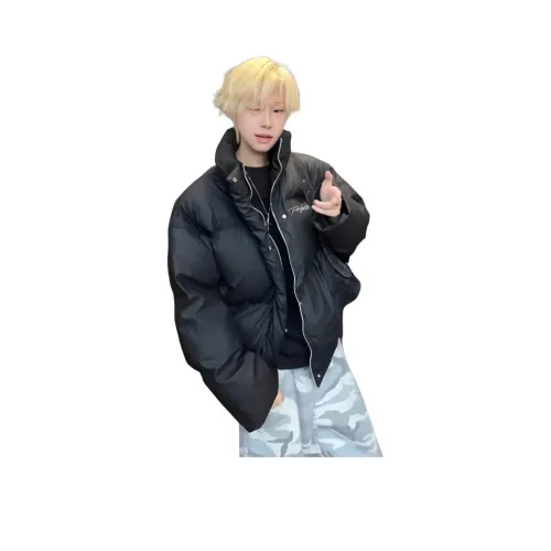 PODGORNOI Черный С подарками Съемный Металл Логотип Мужской Пуховик