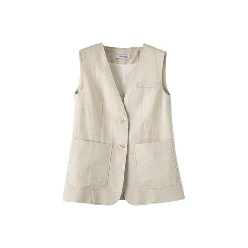 WANBAI Raw Hemp Женские жилеты