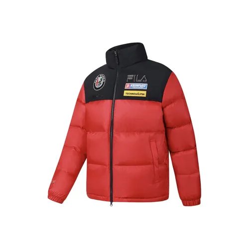 FILA SKI Пуховик Мужской Неоновый Красный