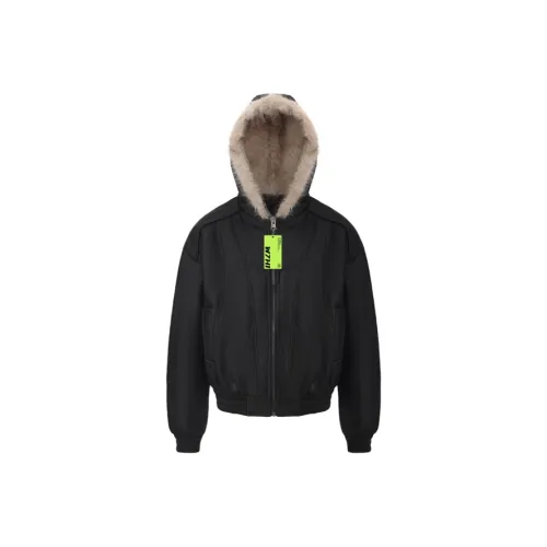 W7H1 Черный Унисекс Пуховики