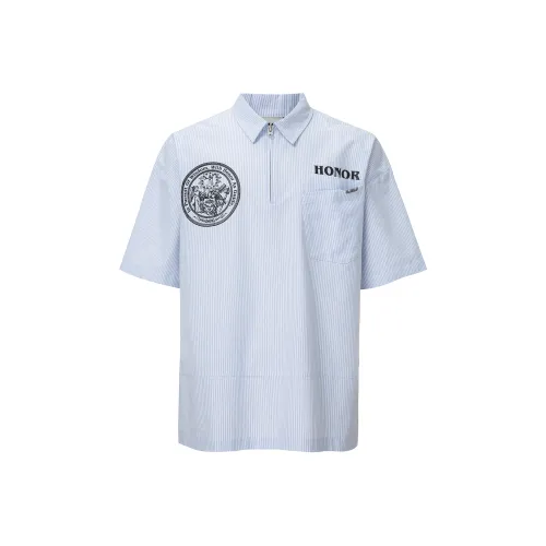 FIRE 2 COLD EGO Светло-синие унисекс рубашки