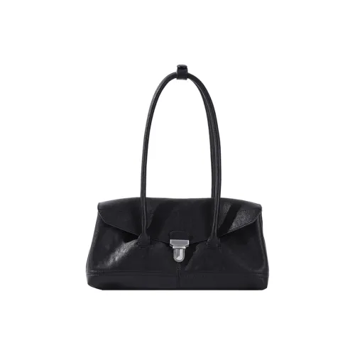 KoniKoni Сумка через плечо из коровьей кожи стандартная унисекс черная