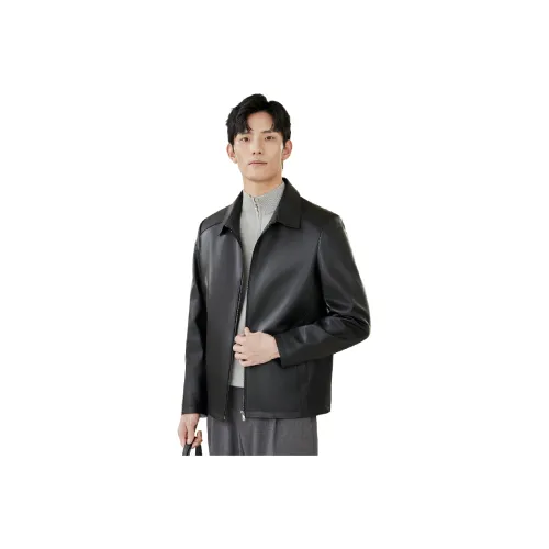 Beast King Натуральная кожа Тонкая мужская куртка