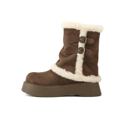 DAPHNE Термический Увеличивающий Высоту Противоскользящие 17 см Снежные Ботинки Женские