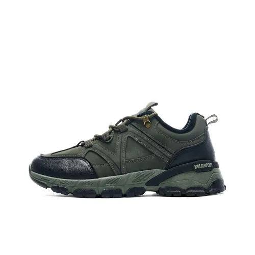 Warrior Теплоизоляционный Устойчивый к истиранию Противоскользящий Низкий Топ Походная обувь Мужская Армейский зеленый