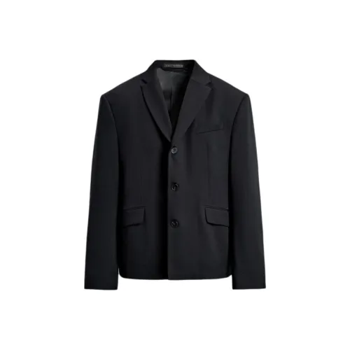 ZARA Синий Мужской Деловой костюм