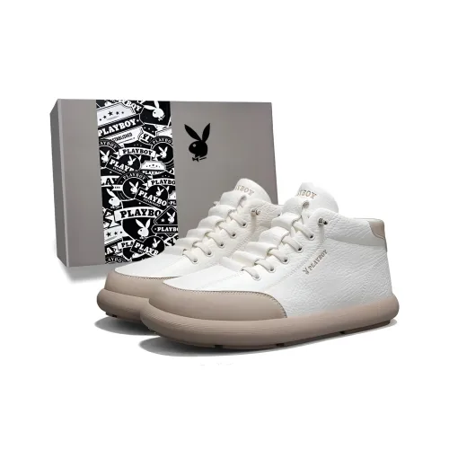 Playboy Oтскок Высота Увеличивающий Устойчивый к истиранию Легкий Дышащий Противоскользящий MID Топ Повседневная обувь Мужская