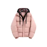 Розовый/черный в клетку