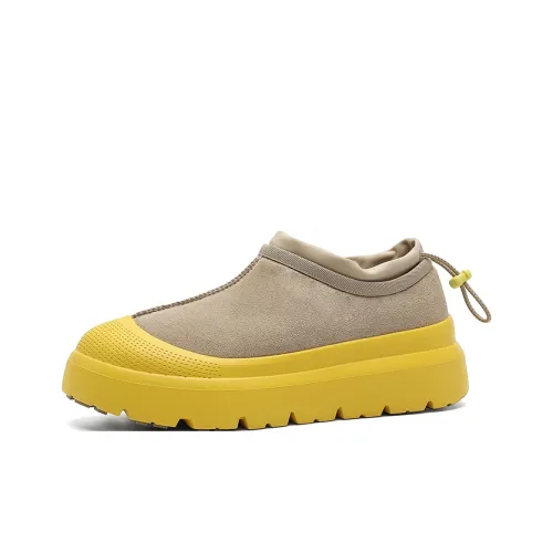 MPZY Покрытие Slip-Resistant Короткие Сноубутсы Унисекс Желтые