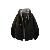 Леопардовый принт, черный.