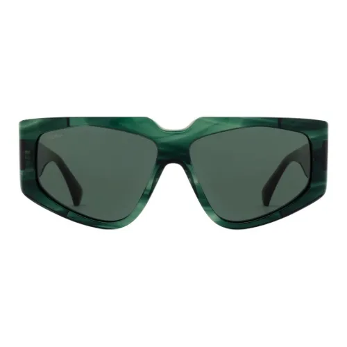 MaxMara Ацетат Нерегулярная форма Солнцезащитные очки Женские Зеленый