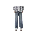 6816 Винтаж Синий [Утолщенный с флисовой подкладкой]