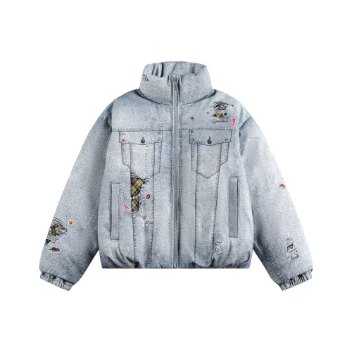 YONGYAN Темно-синий Унисекс Пуховики