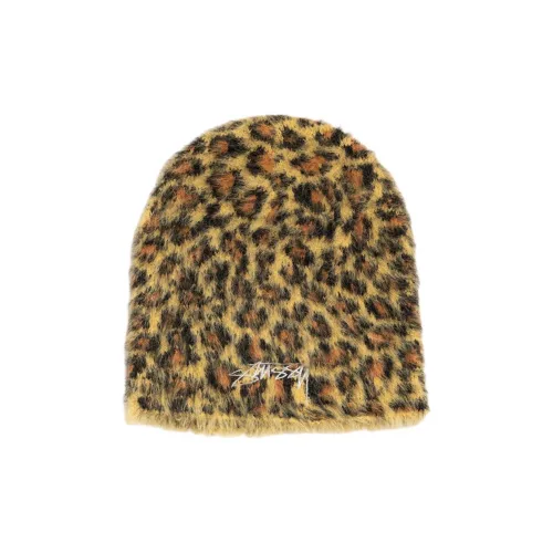 Stussy Акриловые шапки-бини унисекс коричневый розовый