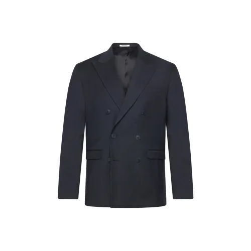 SELECTED Темно-морской синий Мужской Деловой костюм