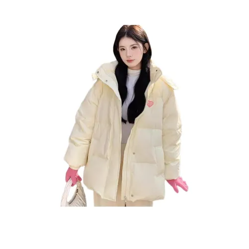 GUOZHEN Желтый Женские пуховики