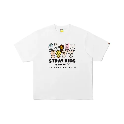 A BATHING APE x Stray Kids Collaboration FW25 T-Shirt Unisex
