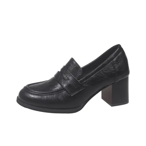 Puppytown Грубый каблук Туфли Мэри Джейн 5 см Женские