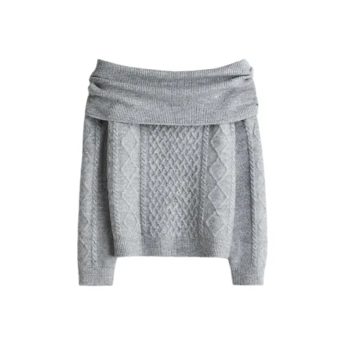 H M Смешанный Серый Женский Трикотаж